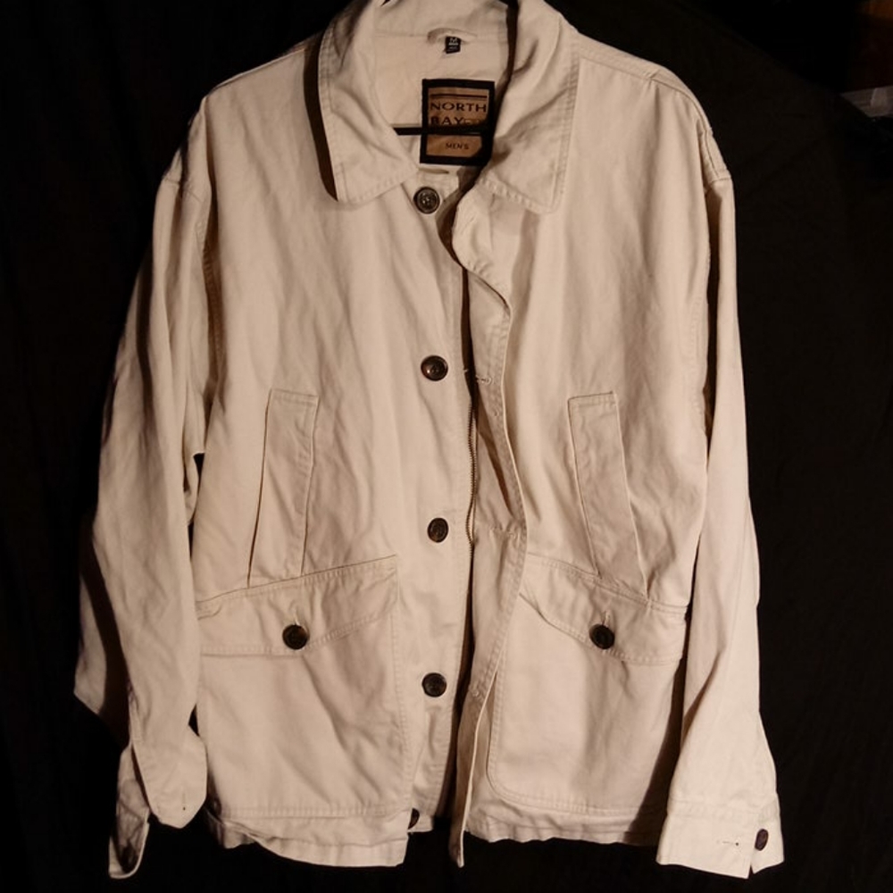 Men's medium NICE 100%cotton NORTH BAY coat++